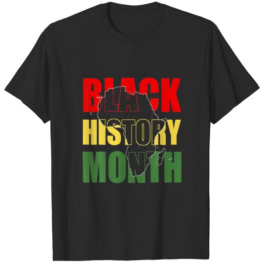 Black History Month African American Black Melanin T-shirt