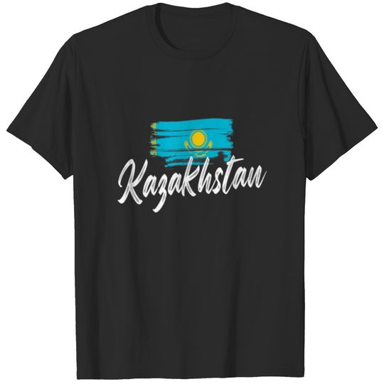 Kazakhstan Flag Kazakhstani Kazakh Pride Heart T-shirt