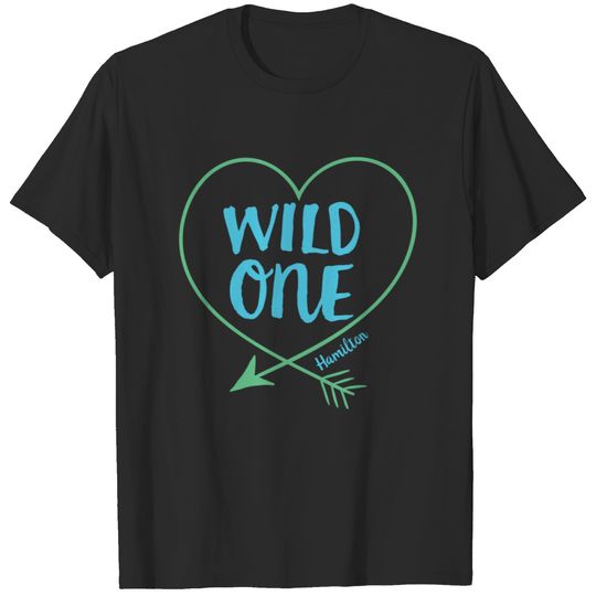 Personalized Wild One Boys First Birthday T-shirt