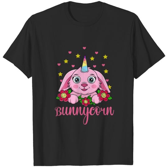 Bunnycorn Bunny And Unicorn Easter Costume For Kid T-shirt