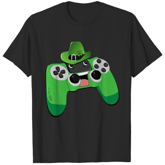 Video Game Gaming St Patrick Day Gamer Boys St. Pa T-shirt