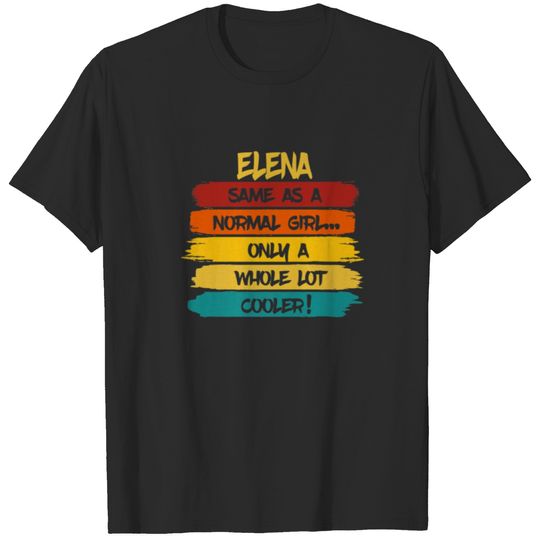 Elena Definition Personalized Name Funny Birthday T-shirt