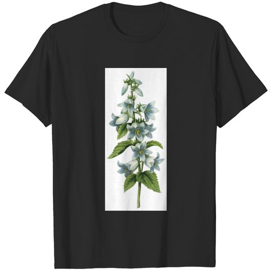 bellflower(Campanula sp.) by Redouté T-shirt