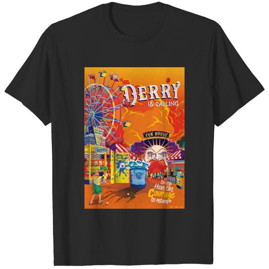 It Chapter 2 | Derry is Calling Poster T-shirt
