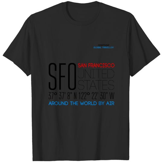 San Francisco, United States Text Art T-shirt