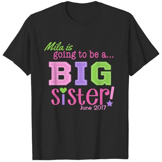 Big Sister to Be  Announcement T-shirt