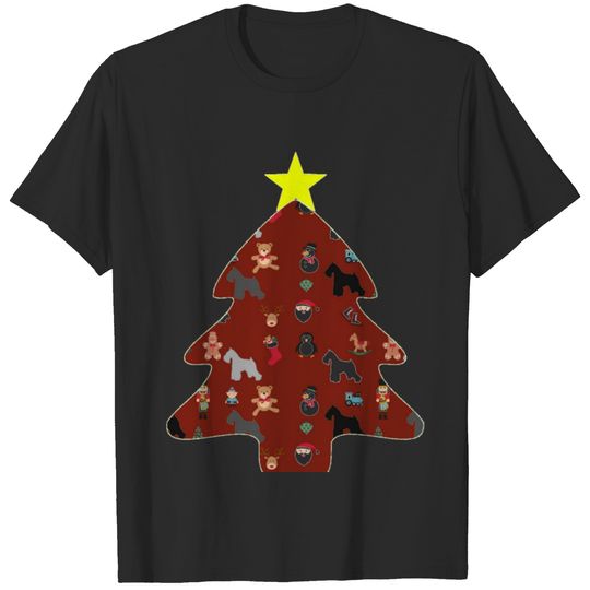 Schnauzer Christmas T-shirt