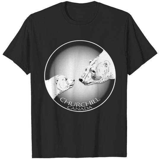 Churchill Souvenir Polar Bear Art s & Gifts T-shirt