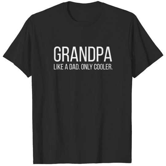 Cool Grandpa  Funny Grandfather Tee Mens T-shirt