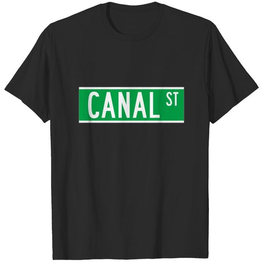 Canal St., New York Street Sign T-shirt