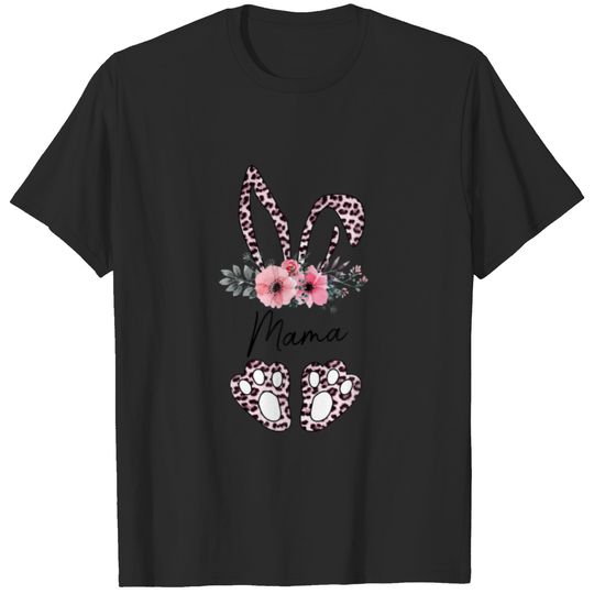 Mama Rabbit Flower Mother's Day T-shirt