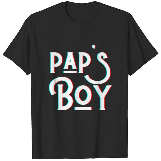 Pap's Boy Funny Grandpa Pa Men Man Daughter Pap Bo T-shirt