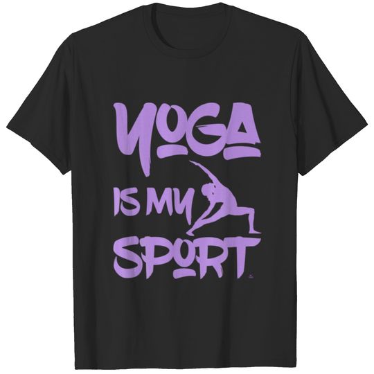 Yoga Yogi Pilates Motto Yoga Is My Sport! Gift T-shirt
