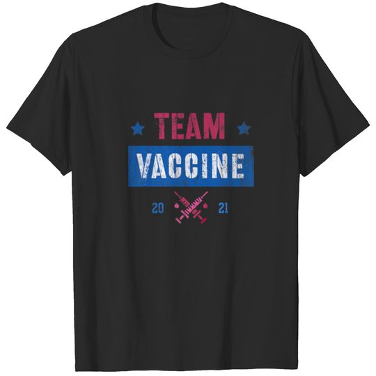 USA 2021 TEAM VACCINE I'm Fully Vaccinated Thanks T-shirt