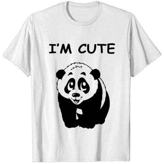 IM CUTE PANDA BEAR T-shirt