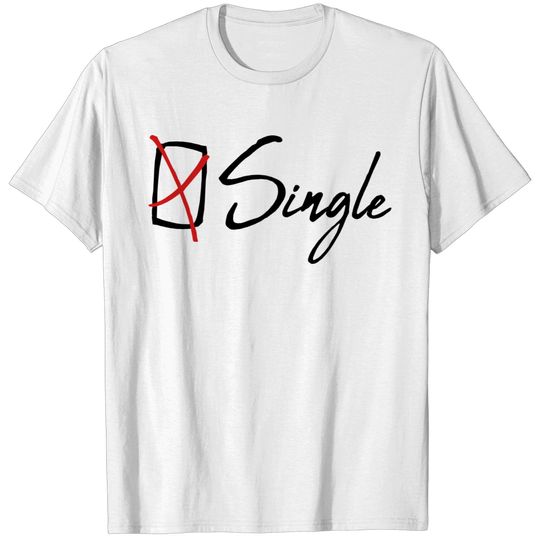 Box cross single tick tick funny in love still to T-shirt