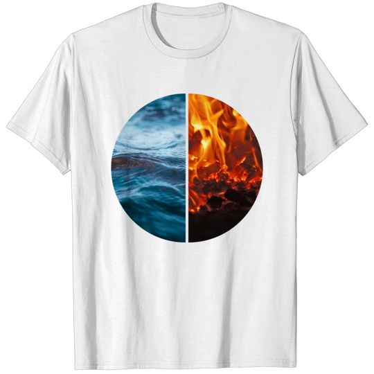 Water and fire T-shirt