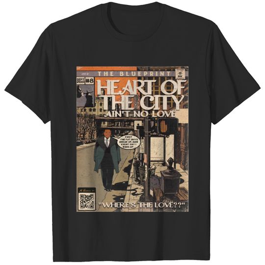Jay-z - Heart Of The City Shirt Vintage Hip Hop 90s Retro Graphic Tee