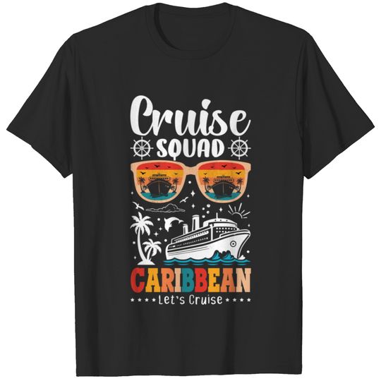 Caribbean Cruise Squad 2024 Funny Family Group Summer Trip trends gifts T-Shirts