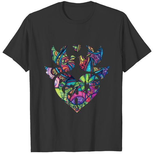 Physocodelic Tie Dye Doves Of Love T-shirt