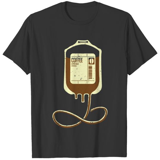 Coffee medicine nurse care hospital T-shirt