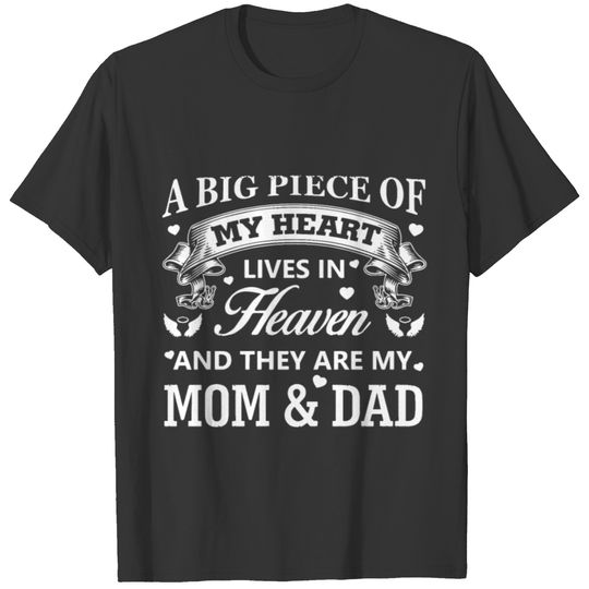 a big piece of my heart lives in heaven and they a T-shirt