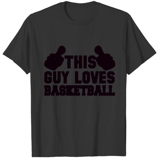This Guy Loves Basketball T-shirt
