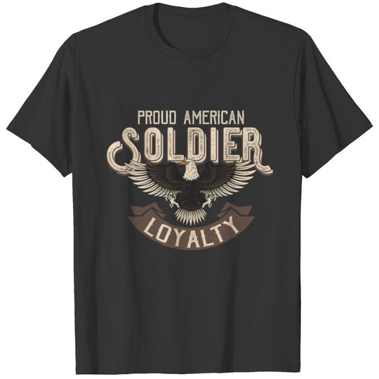 Proud American Soldier T-shirt