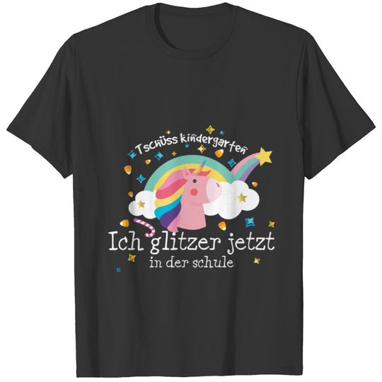Enrolment Unicorn I glitter at school T-shirt