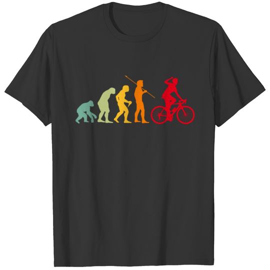 Racing Bike Racing Cyclist Evolution Cycling T-shirt