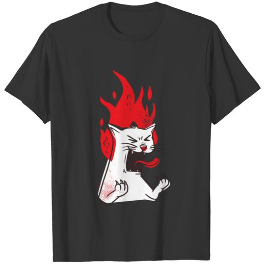 Raging Cat T-shirt