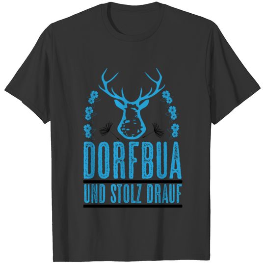 Dorfbua Dorfbub Dorfkinder Lederhosen T-shirt