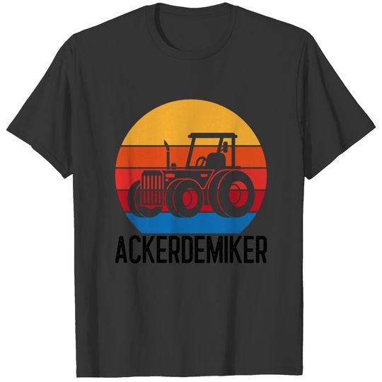 Farmdemiker tractor farmer gift T-shirt