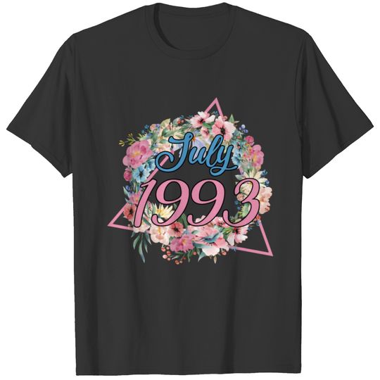 Flower Wreath In July 1993 T-shirt