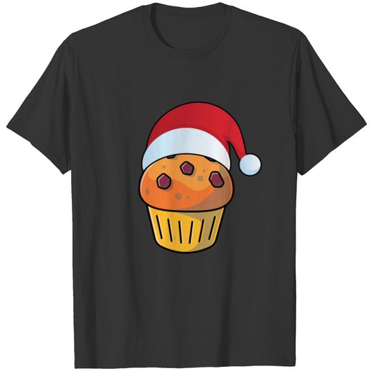 Blueberries Christmas Muffin Gift T-shirt