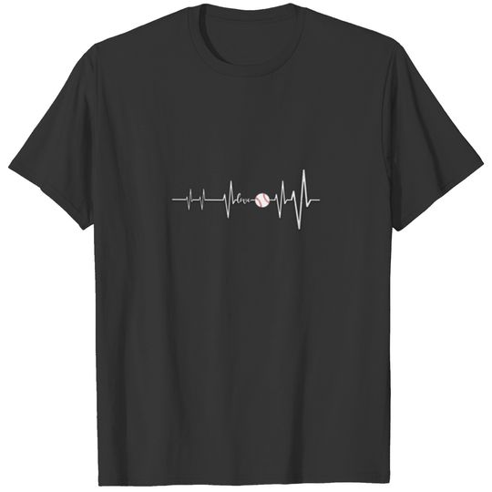 My Heart Beats For BASEBALL - Cool Gifts T-shirt