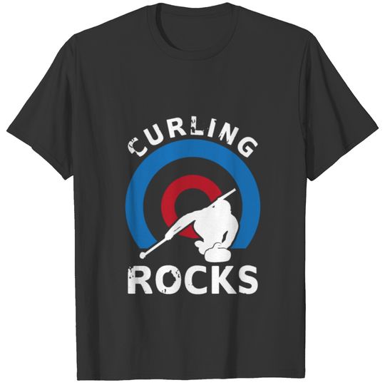 Curling Rocks Curling Player T-shirt