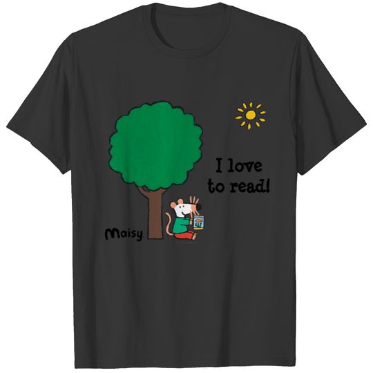 Maisy Reads Her Library Book Outside T-shirt