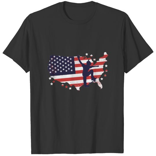 American flag Skateboard Sleeveless T-shirt