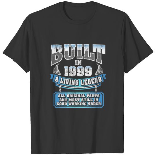 Built In 1999 A Living Legend Vintage 22Nd Birthda T-shirt
