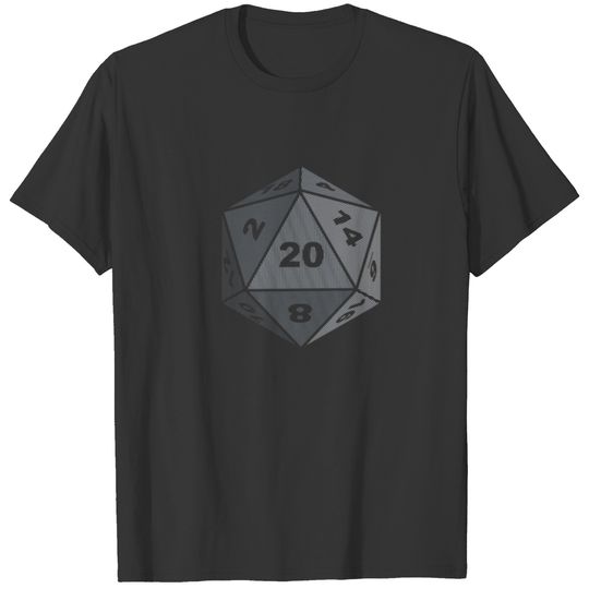 D20 Line Art - Roleplaying RPG Tabletop Adventure T-shirt