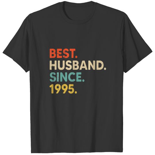 Best Husband Since 1995 27Th Wedding Aniversary Gi T-shirt