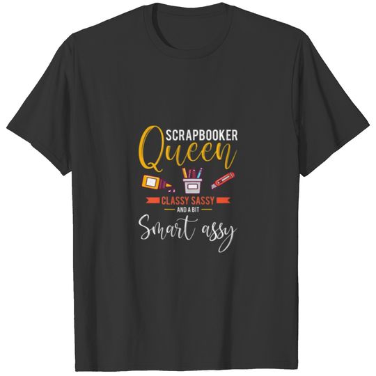 Womens Scarpbooker Queen T-shirt