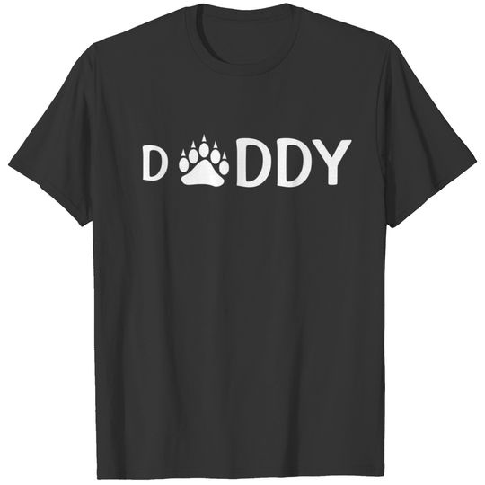 Daddy Bear Paw White Sleeveless T-shirt