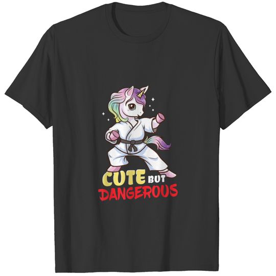 Karate Taekwondo Unicorn Gifts T-shirt