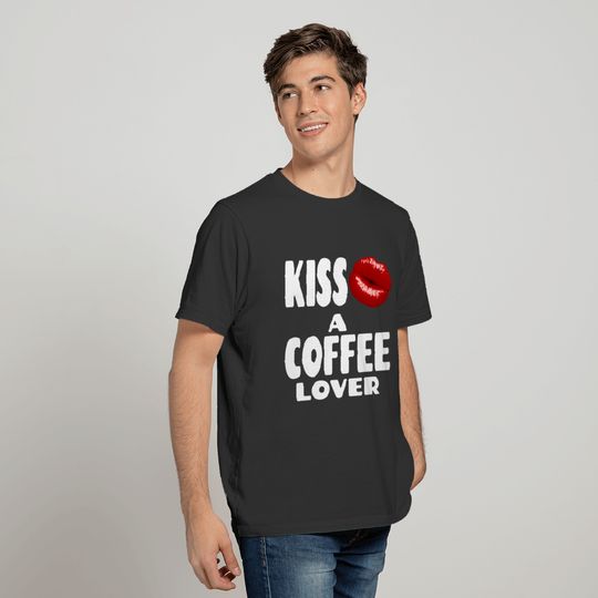 Coffee lover kiss T-shirt