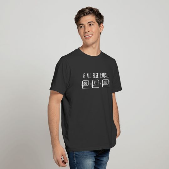 Nerd Ctrl Alt Del Computer Programmer Funny Gift T-shirt