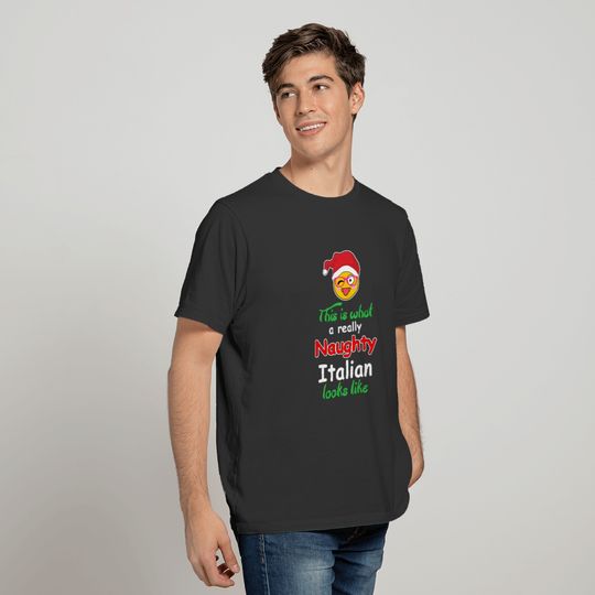 Italian Italy Citizen Funny Naughty Christmas Gift T-shirt