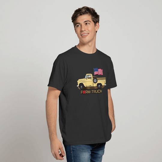 Farm Truck Cream medium T-shirt