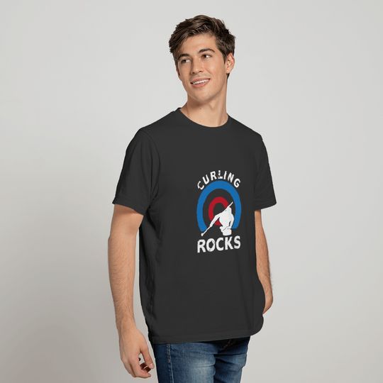 Curling Rocks Curling Player T-shirt
